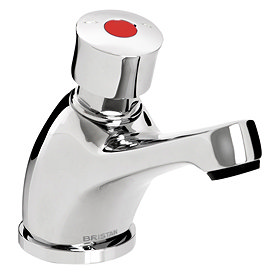 Bristan - Single Soft Touch Timed Flow Basin Tap with Flow Regulator - Z2-1/2-C Large Image