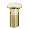 Bristan - Slotted Clicker Basin Waste - Gold Large Image