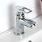 Bristan - Smile Contemporary Basin Mixer w/ Clicker Waste - Chrome - SM-BAS-C  Profile Large Image