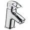 Bristan - Smile Contemporary Basin Mixer w/ Clicker Waste - Chrome - SM-BAS-C Large Image