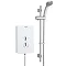 Bristan - Smile Electric Shower - White - Available in 8.5 or 9.5KW Large Image