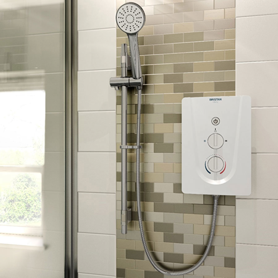 Bristan Smile Electric Shower White At Victorian Plumbing Uk