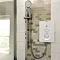 Bristan Smile Electric Shower White  Profile Large Image