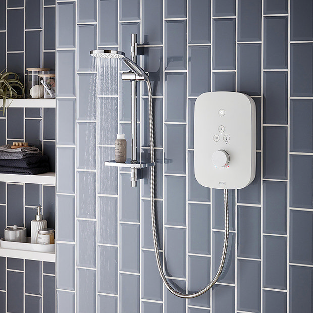 Bristan Solis 10.5kw Electric Shower - White - SOL105-W | Victorian ...