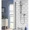 Bristan - Sonique2 Exposed Thermostatic Surface Mounted Shower Valve with Adjustable Riser Profile L