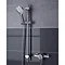 Bristan Sonique2 Exposed Thermostatic Surface Mounted Shower Valve with Adjustable Riser  Feature Large Image