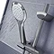 Bristan Sonique2 Exposed Thermostatic Surface Mounted Shower Valve with Adjustable Riser In Bathroom Large Image