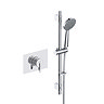 Bristan Sonique Concealed Thermostatic Surface Mounted Shower Valve with Adjustable Riser