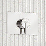 Bristan Sonique Concealed Thermostatic Surface Mounted Shower Valve with Adjustable Riser