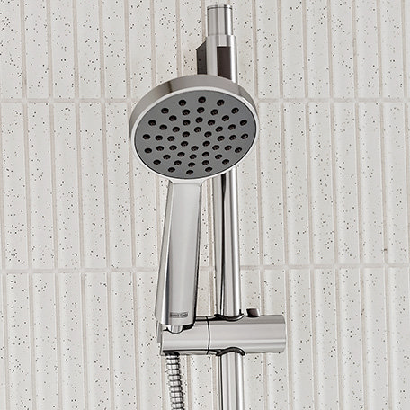 Bristan - Sonique2 Concealed Thermostatic Surface Mounted Shower Valve with Adjustable Riser