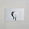 Bristan Sonique Concealed Thermostatic Surface Mounted Shower Valve with Adjustable Riser