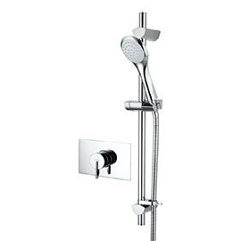 Bristan - Sonique2 Concealed Thermostatic Surface Mounted Shower Valve with Adjustable Riser Medium 
