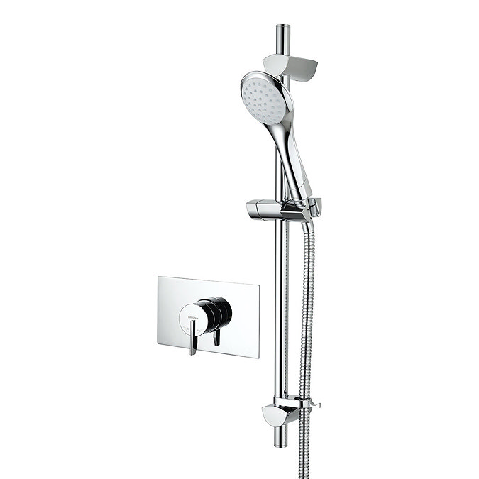Bristan - Sonique2 Concealed Thermostatic Surface Mounted Shower Valve with Adjustable Riser Large I