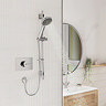 Bristan Sonique Concealed Thermostatic Surface Mounted Shower Valve with Adjustable Riser
