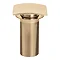 Bristan Square Unslotted Clicker Basin Waste - Gold Large Image