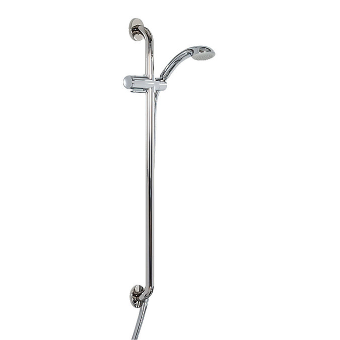 Bristan - Stainless Steel Grab Rail and Slide Bar Shower Kit - EV-KIT-EGB-C Large Image