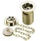 Bristan Traditional Bath Waste + Porcelain Plug Gold Plated Slotted Large Image