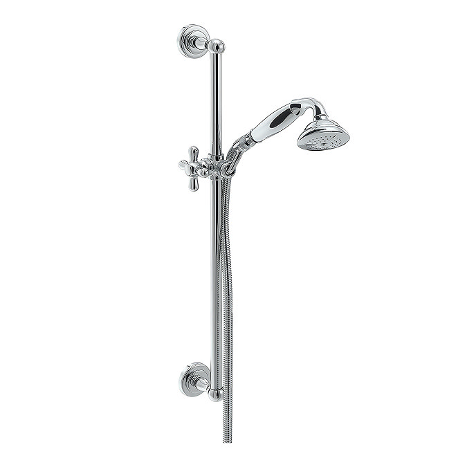 Bristan Traditional Deluxe Slide Rail Kit - Chrome