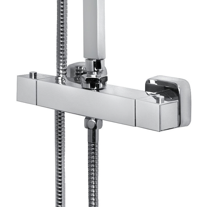 Bristan Trapeze Thermostatic Shower with Rigid Riser  Standard Large Image
