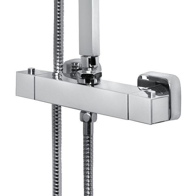 Bristan Trapeze Thermostatic Shower with Rigid Riser Standard Large Image