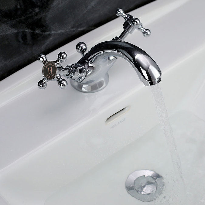 Bristan Trinity 2 Basin Mixer with Pop-Up Waste Chrome - TY2-BAS-C Profile Large Image