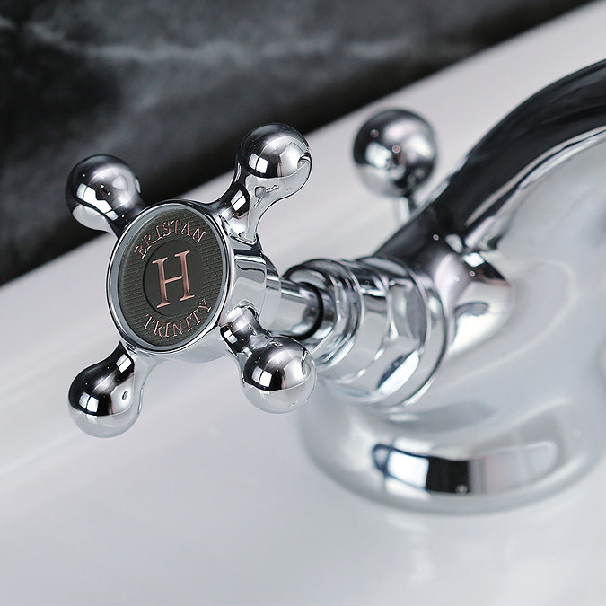 Bristan Trinity 2 Basin Mixer with Pop-Up Waste Chrome - TY2-BAS-C Feature Large Image