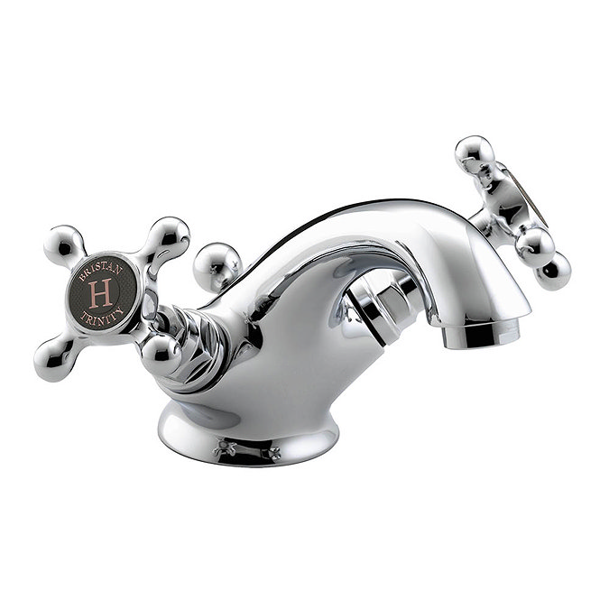 Bristan Trinity 2 Basin Mixer with Pop-Up Waste Chrome - TY2-BAS-C Large Image