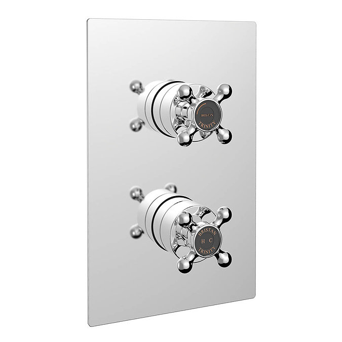 Bristan Trinity 2 Recessed Thermostatic Dual Control Shower Valve Chrome - TY2-SHCVO-C Large Image