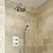 Bristan Trinity 2 Recessed Thermostatic Dual Control Shower Valve with Diverter Chrome - TY2-SHCDIV-C Profile Large Image