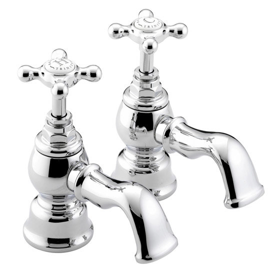 Bristan Trinity Traditional Bath Taps - Chrome Plated - TY-3/4-C Large Image