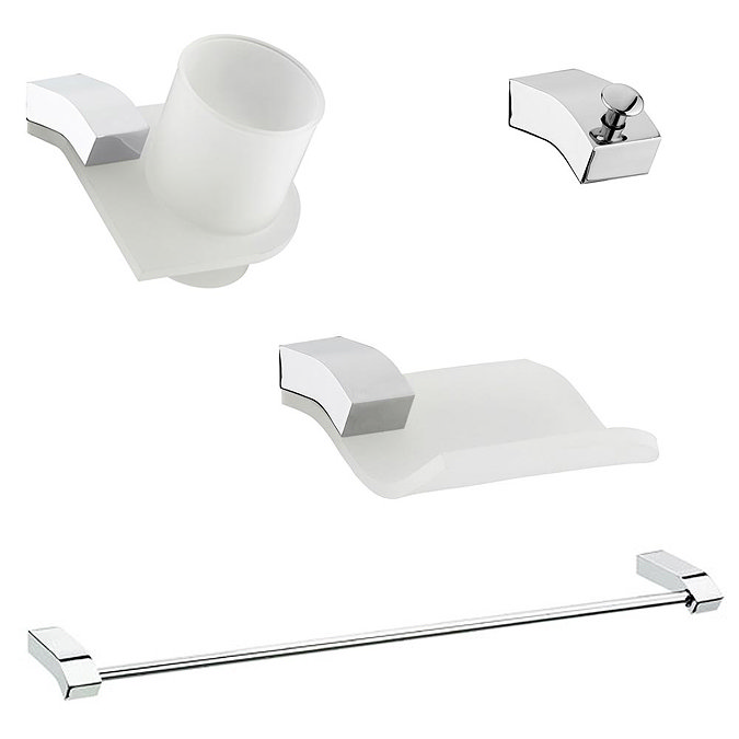 Bristan Twist Bathroom Accessories Package Large Image