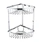 Bristan Two Tier Corner Fixed Wire Basket - COMP-BASK06-C Large Image