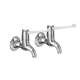 Bristan Value Lever Bib Taps with 6" Levers