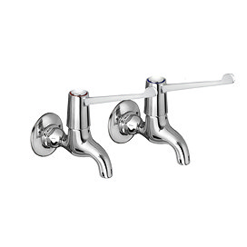 Bristan Value Lever Bib Taps with 6" Levers
