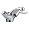 Bristan - Value Lever Mono Basin Mixer w/ Pop Up Waste - Chrome Plated w/ Ceramic Disc Valves Large 