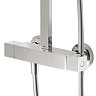 Bristan Vertico Thermostatic Exposed Bar Shower with Rigid Riser - Chrome - VR-SHXDIVFF-C  additional Large Image