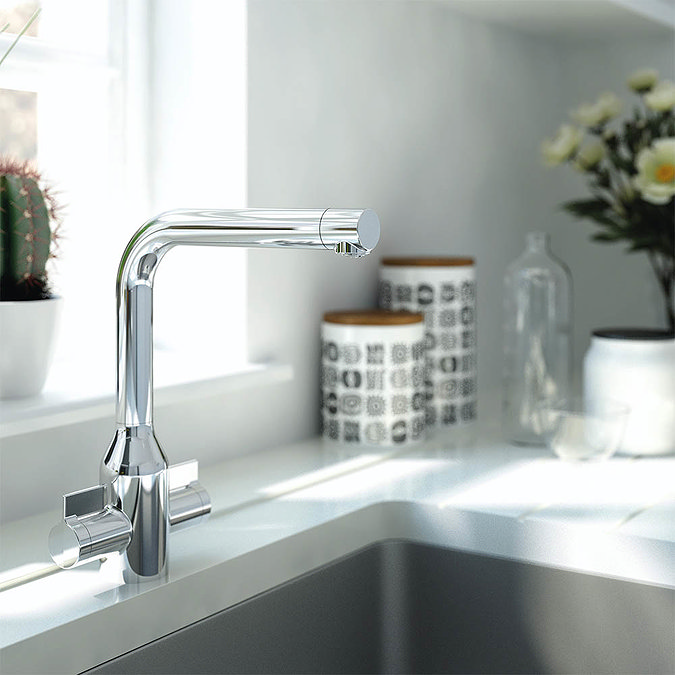 Bristan - Wine Easy Fit Monobloc Kitchen Sink Mixer - WIN-EFSNK-C Standard Large Image