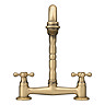 Britannia Classic Bridge Sink Mixer - Antique Bronze  In Bathroom Large Image