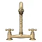 Britannia Classic Bridge Sink Mixer - Antique Bronze  In Bathroom Large Image