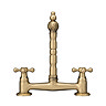 Britannia Classic Bridge Sink Mixer - Antique Bronze  additional Large Image