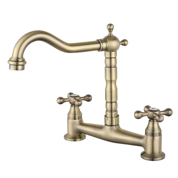 Bower Britannia Classic Bridge Sink Mixer Available At Victorian Plumbing