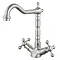 Britannia Classic Mono Sink Mixer - Brushed Nickel  Profile Large Image