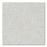 Brito White Terrazzo Effect Large Format Outdoor Floor Tiles - 1000 x 1000mm