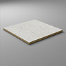 Brito White Terrazzo Effect Rectified Large Format Wall and Floor Tiles - 1000 x 1000mm