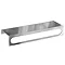 Britton Bathrooms - 35cm stainless steel shelf & towel rail - BR15 Large Image