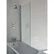 Britton Bathrooms - 850mm Single Panel Bathscreen - BS1 Large Image