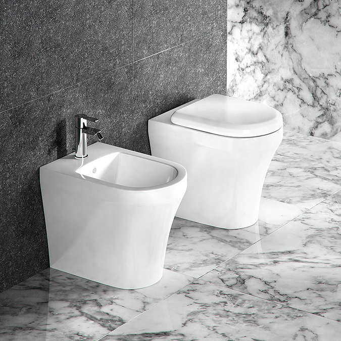 Britton Bathrooms - Fine S40 Back to Wall Bidet - 40.1972  Newest Large Image