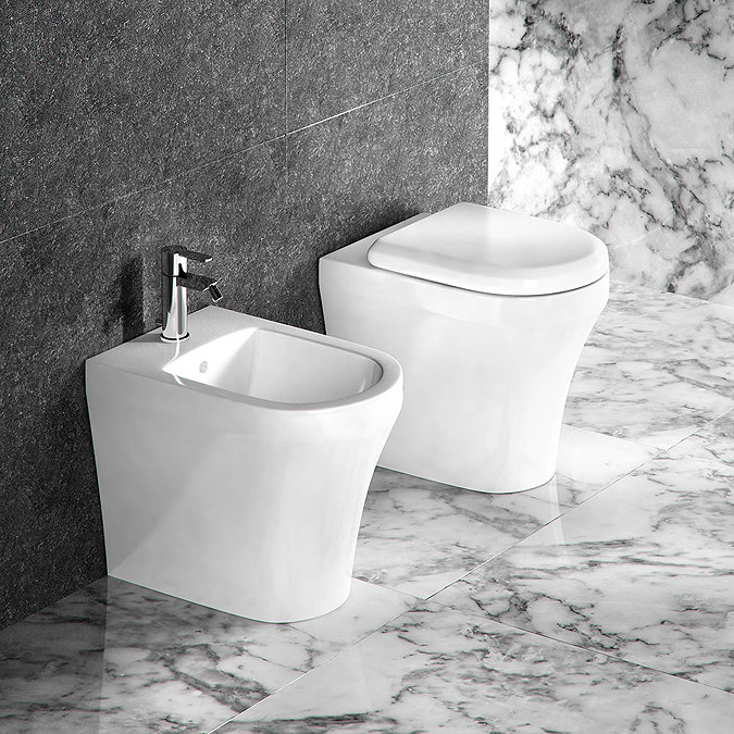 Britton Bathrooms - Fine S40 Back to Wall Bidet - 40.1972 Newest Large Image