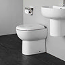 Britton Bathrooms - Compact Back to Wall WC with Soft Close Seat Profile Large Image