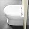 Britton Bathrooms - Compact Back to Wall WC with Soft Close Seat  Standard Large Image